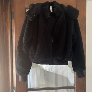Alo - Black Sherpa jacket Medium